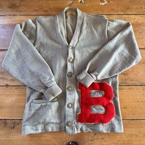 Vintage 1950's Miller Sporting Goods Varsity Letter Sweater Size M